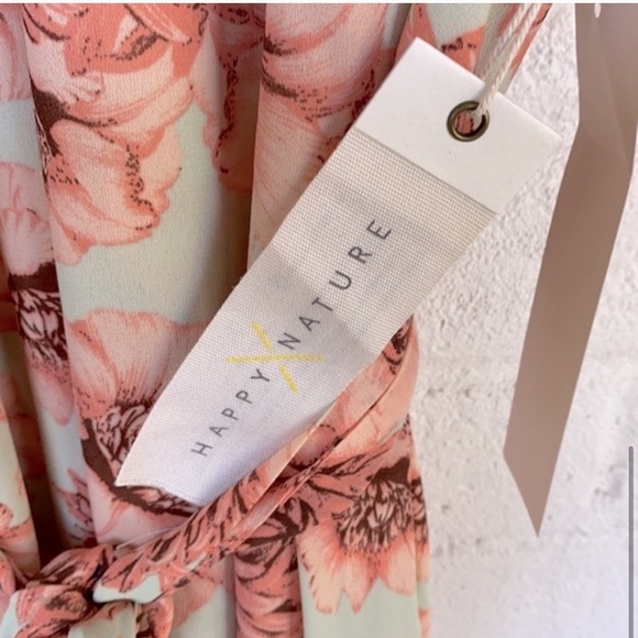 NWT HAPPY X NATURE Solstice floral-print maxi S - Picture 5 of 9